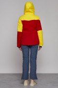 Купить Горнолыжная куртка женская зимняя желтого цвета 2302-1J, фото 7