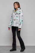 Купить Горнолыжная куртка женская зимняя серого цвета 2302-1Sr, фото 13