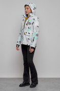 Купить Горнолыжная куртка женская зимняя серого цвета 2302-1Sr, фото 17
