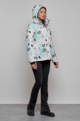 Купить Горнолыжная куртка женская зимняя серого цвета 2302-1Sr, фото 18