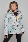 Купить Горнолыжная куртка женская зимняя серого цвета 2302-1Sr, фото 4