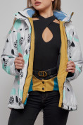 Купить Горнолыжная куртка женская зимняя серого цвета 2302-1Sr, фото 5