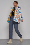 Купить Горнолыжная куртка женская зимняя голубого цвета 2302-2Gl, фото 8