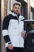 Купить Горнолыжная куртка MTFORCE мужская белого цвета 2302Bl