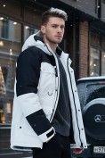 Купить Горнолыжная куртка MTFORCE мужская белого цвета 2302Bl, фото 3