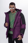 Купить Горнолыжная куртка MTFORCE мужская фиолетового цвета 2302F, фото 18