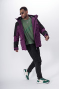 Купить Горнолыжная куртка MTFORCE мужская фиолетового цвета 2302F, фото 14