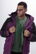 Купить Горнолыжная куртка MTFORCE мужская фиолетового цвета 2302F, фото 20