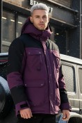 Купить Горнолыжная куртка MTFORCE мужская фиолетового цвета 2302F, фото 4