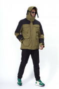 Купить Горнолыжная куртка MTFORCE мужская цвета хаки 2302Kh, фото 6