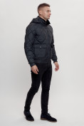 Купить Куртка классическая стеганная мужская темно-синего цвета 2303TS, фото 5