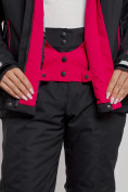 Купить Горнолыжная куртка женская зимняя черного цвета 2305Ch, фото 7