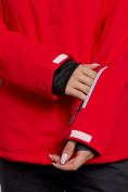 Купить Горнолыжная куртка женская зимняя красного цвета 2305Kr, фото 5