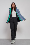 Купить Горнолыжная куртка женская зимняя серого цвета 2305Sr, фото 10