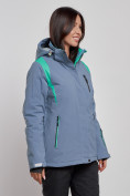 Купить Горнолыжная куртка женская зимняя серого цвета 2305Sr, фото 2
