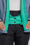 Купить Горнолыжная куртка женская зимняя серого цвета 2305Sr, фото 7