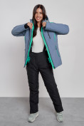 Купить Горнолыжная куртка женская зимняя серого цвета 2305Sr, фото 9
