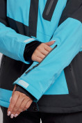 Купить Горнолыжная куртка женская зимняя голубого цвета 2306Gl, фото 5