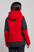 Купить Горнолыжная куртка женская зимняя красного цвета 2306Kr, фото 4