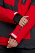 Купить Горнолыжная куртка женская зимняя красного цвета 2306Kr, фото 5