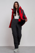 Купить Горнолыжная куртка женская зимняя красного цвета 2306Kr, фото 9
