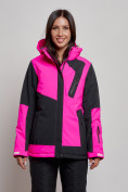 Купить Горнолыжная куртка женская зимняя розового цвета 2306R