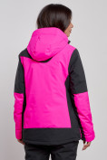 Купить Горнолыжная куртка женская зимняя розового цвета 2306R, фото 4