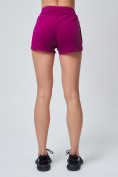 Купить Спортивные женские шорты малинового цвета 212308M, фото 9