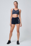Купить Спортивные женские шорты темно-синего цвета 212308TS, фото 5