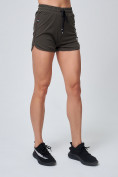 Купить Спортивные женские шорты хаки цвета 212308Kh, фото 6