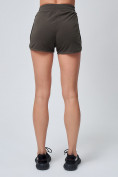 Купить Спортивные женские шорты хаки цвета 212308Kh, фото 7
