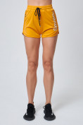 Купить Спортивные женские шорты желтого цвета 212308J, фото 6