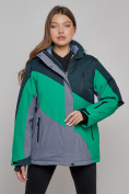 Купить Горнолыжная куртка женская зимняя большого размера черного цвета 2308Ch