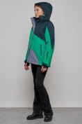 Купить Горнолыжная куртка женская зимняя большого размера черного цвета 2308Ch, фото 16
