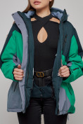 Купить Горнолыжная куртка женская зимняя большого размера черного цвета 2308Ch, фото 6