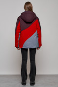 Купить Горнолыжная куртка женская зимняя большого размера красного цвета 2308Kr, фото 16