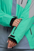 Купить Горнолыжная куртка женская зимняя большого размера серого цвета 2308Sr, фото 5