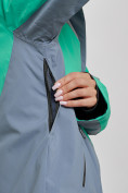 Купить Горнолыжная куртка женская зимняя большого размера серого цвета 2308Sr, фото 6