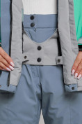 Купить Горнолыжная куртка женская зимняя большого размера серого цвета 2308Sr, фото 7