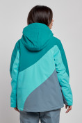 Купить Горнолыжная куртка женская зимняя большого размера темно-зеленого цвета 2308TZ, фото 4