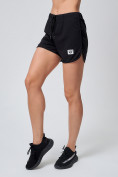 Купить Спортивные женские шорты big size черного цвета 212311Ch, фото 3