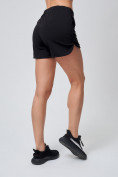 Купить Спортивные женские шорты big size черного цвета 212311Ch, фото 5