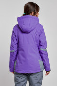 Купить Горнолыжная куртка женская зимняя фиолетового цвета 2316F, фото 4