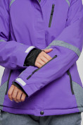 Купить Горнолыжная куртка женская зимняя фиолетового цвета 2316F, фото 9