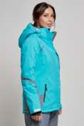 Купить Горнолыжная куртка женская зимняя голубого цвета 2316Gl, фото 3