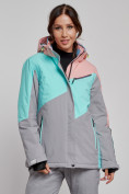 Купить Горнолыжная куртка женская зимняя розового цвета 2319R