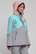 Купить Горнолыжная куртка женская зимняя розового цвета 2319R, фото 2