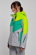 Купить Горнолыжная куртка женская зимняя салатового цвета 2319Sl, фото 2