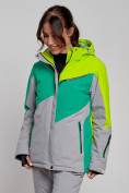 Купить Горнолыжная куртка женская зимняя салатового цвета 2319Sl, фото 4