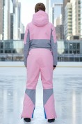 Купить Горнолыжный комбинезон женский зимний розового цвета 2320R, фото 3